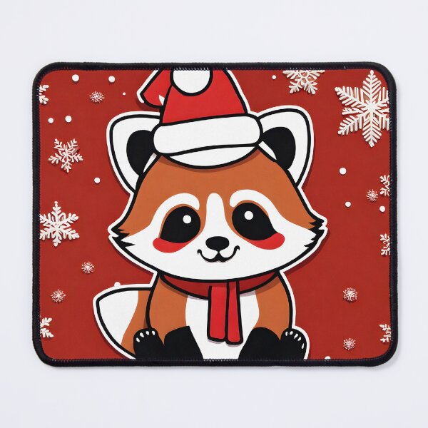 Item preview, Red Panda Christmas Design designed and sold by VisualMotivator.
