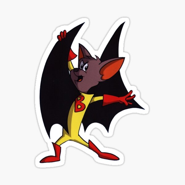 batfink cartoon shirt Sticker for Sale by Reo12 Redbubble