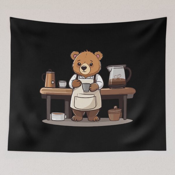 Item preview, Bearista Barista designed and sold by Getup-clothing.