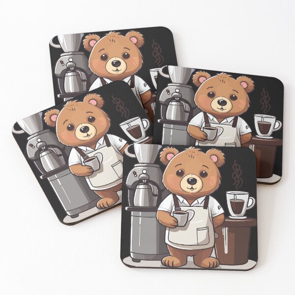 Item preview, Bearista Barista designed and sold by Getup-clothing.