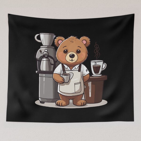 Item preview, Bearista Barista designed and sold by Getup-clothing.