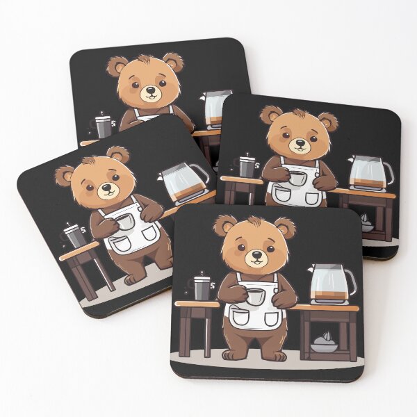 Item preview, Bearista Barista designed and sold by Getup-clothing.