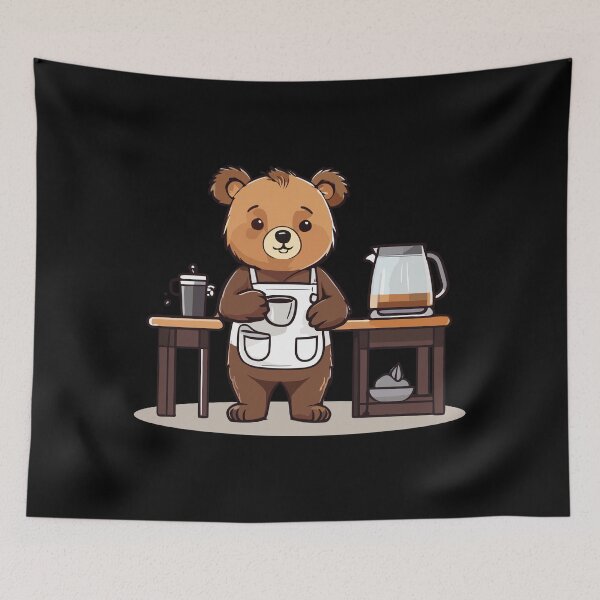 Item preview, Bearista Barista designed and sold by Getup-clothing.