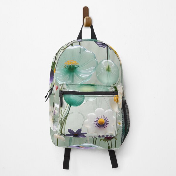 Item preview, Glassy, pastel, delicate, wild 3D flowers, part 5 - expressive botanical pattern. designed and sold by My-fake-places.