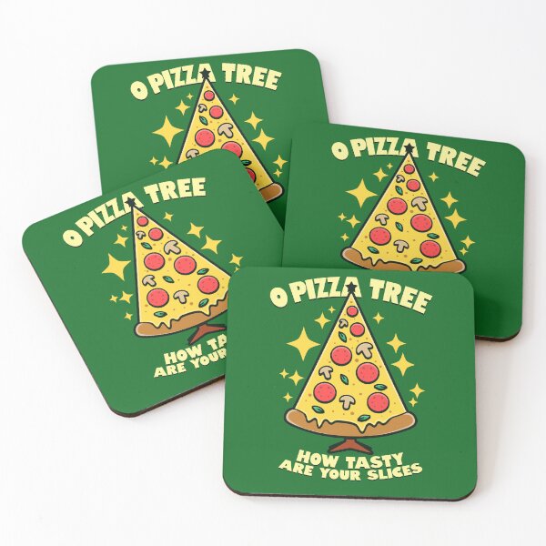 Item preview, O Pizza Tree Funny Christmas Tree designed and sold by BoggsNicolasArt.