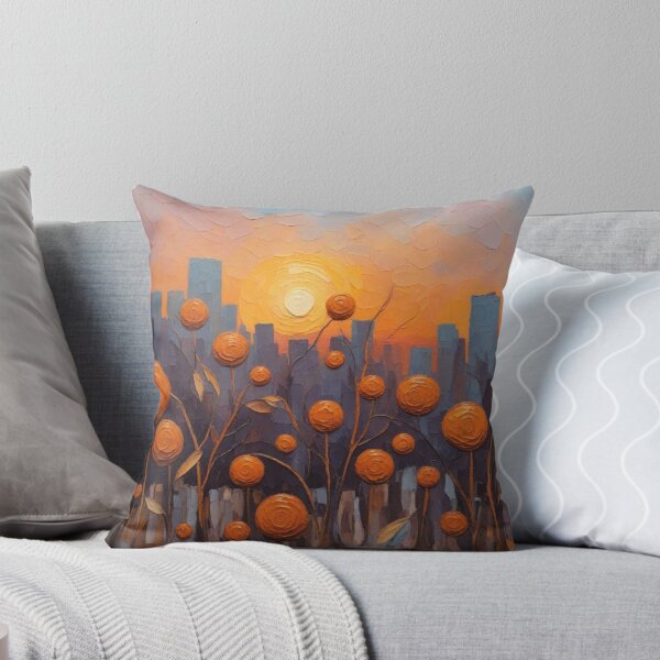 Item preview, City Sunset and Flowers designed and sold by kultomatic.