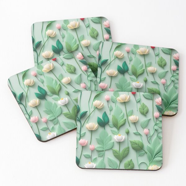 Item preview, Realistic intense 3D wild flowers/2 - expressive botanical pattern. designed and sold by My-fake-places.