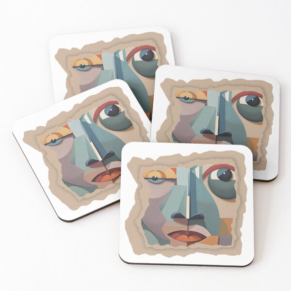 Item preview, Cubist Abstract Face designed and sold by Wilcox PhotoArt.