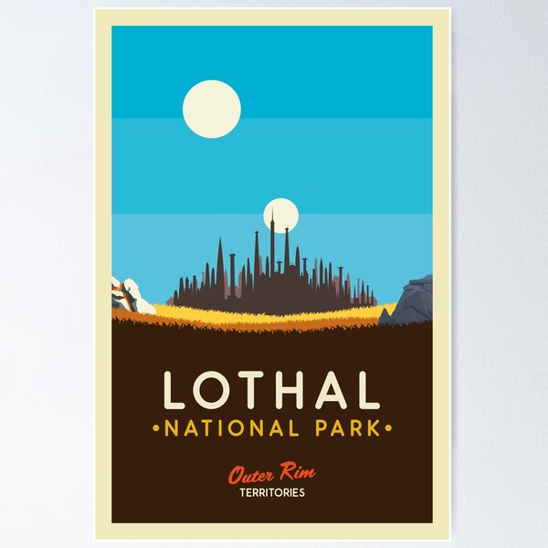 Item preview, Lothal National Park Poster designed and sold by magrodanny.