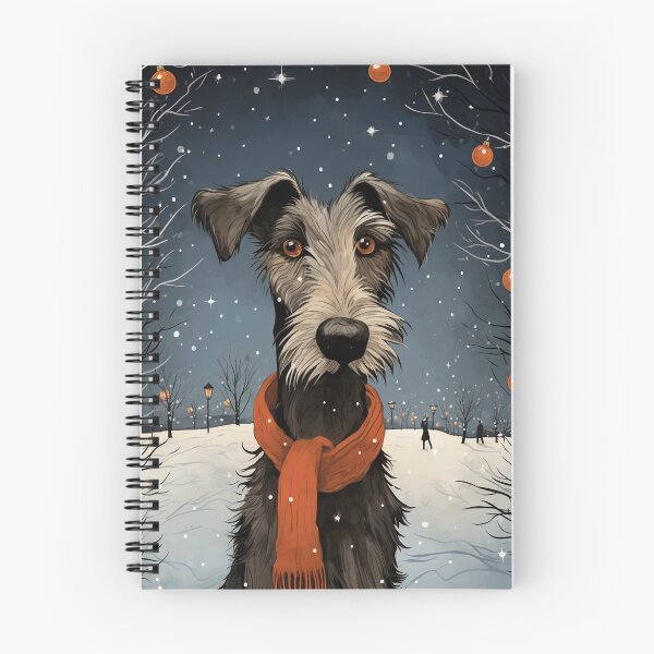 Item preview, A lurcher in a snowy landscape designed and sold by aghnadarragh.
