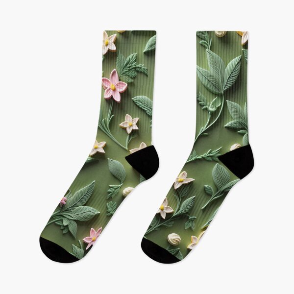 Item preview, Realistic intense 3D wild flowers/3 - expressive botanical pattern. designed and sold by My-fake-places.