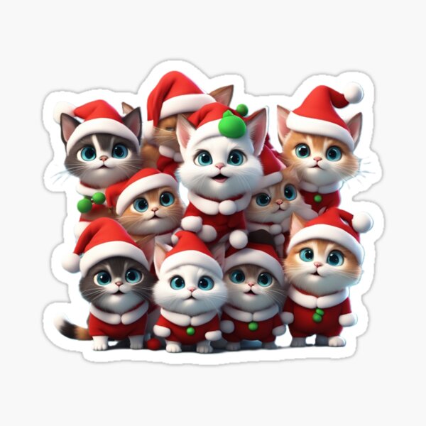 The kittens' surprise Sticker
