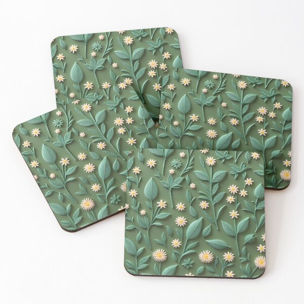 Item preview, Realistic intense 3D wild flowers/4 - expressive botanical pattern. designed and sold by My-fake-places.