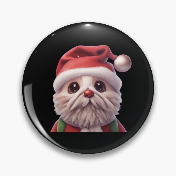 Artikelvorschau, Niedlicher Hunde-Weihnachtsmann entworfen und verkauft von DavidPrintCraft.