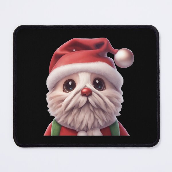 Item preview, lindo perro santa claus designed and sold by DavidPrintCraft.