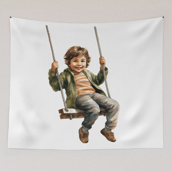 Item preview, Boy on a Swing designed and sold by Sketch-Shack.