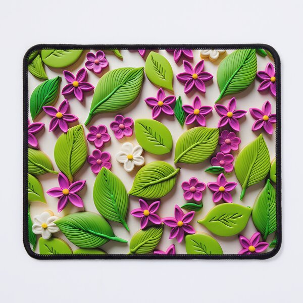 Item preview, Realistic bright 3D wild flowers/1 - expressive botanical pattern. designed and sold by My-fake-places.