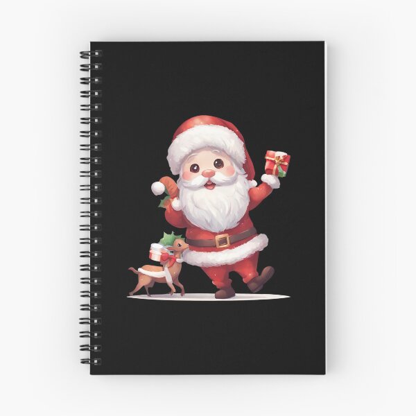Item preview, Funny Santa Claus and Cute Reindeer designed and sold by DavidPrintCraft.