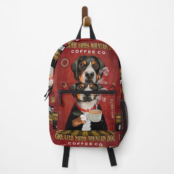 Item preview, Greater Swiss Mountain Dog drink coffee designed and sold by SameeraDammeyer.