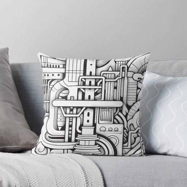 Item preview, Abstract 80's Inspired Coloring Page designed and sold by HarlemHustle.