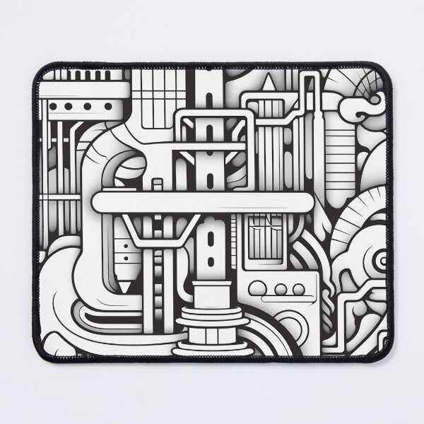 Item preview, Abstract 80's Inspired Coloring Page designed and sold by HarlemHustle.