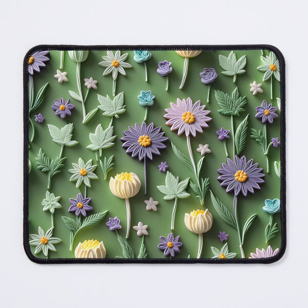 Item preview, Realistic intense 3D wild flowers/8 - expressive botanical pattern. designed and sold by My-fake-places.