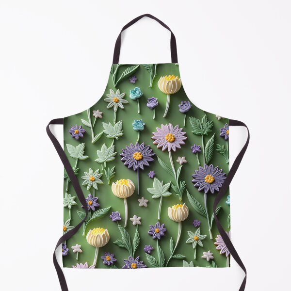 Item preview, Realistic intense 3D wild flowers/8 - expressive botanical pattern. designed and sold by My-fake-places.