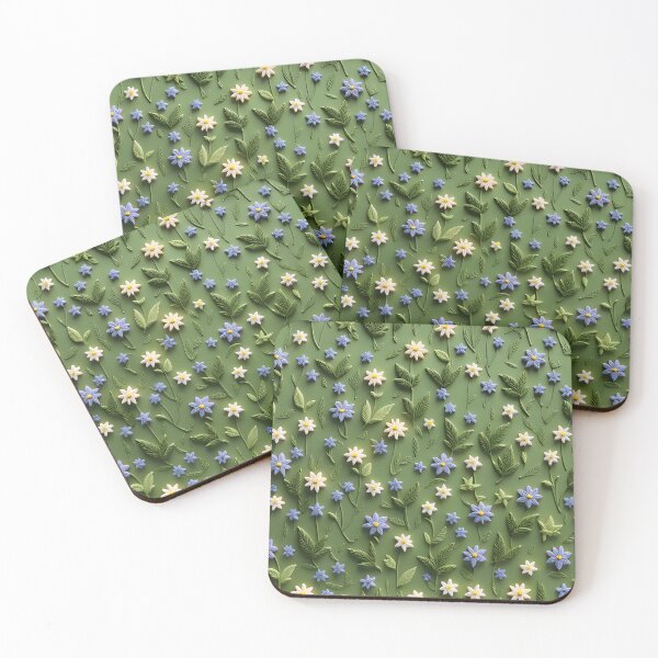 Item preview, Realistic intense 3D wild flowers/9 - expressive botanical pattern. designed and sold by My-fake-places.