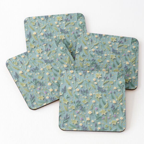 Item preview, Realistic intense 3D wild flowers/10 - expressive botanical pattern. designed and sold by My-fake-places.