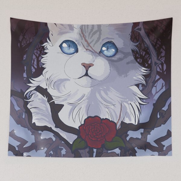 Item preview, Cat surrounded by thorns designed and sold by Kristoffersson.