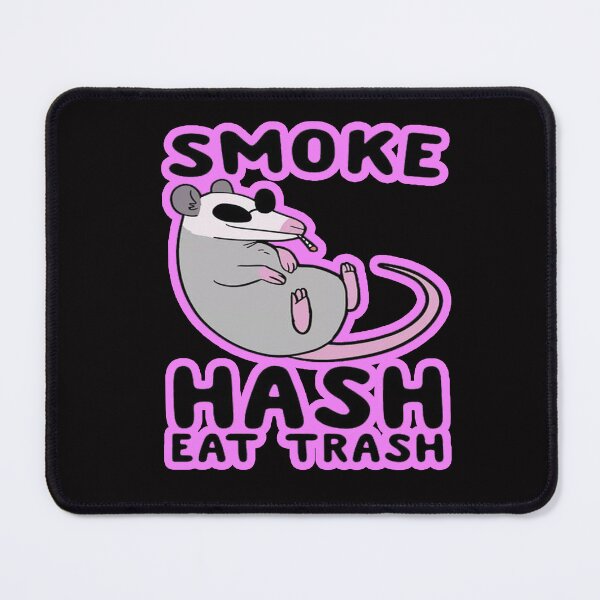 Item preview, smoke hash eat trash designed and sold by Ratatatts.