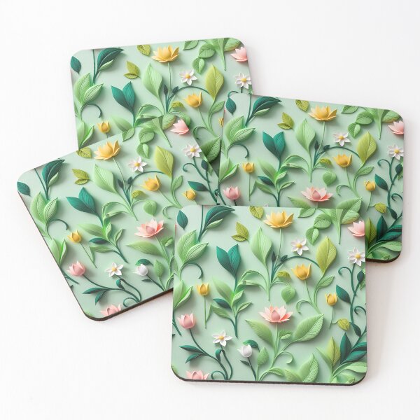 Item preview, Realistic intense 3D wild flowers/11 - expressive botanical pattern. designed and sold by My-fake-places.