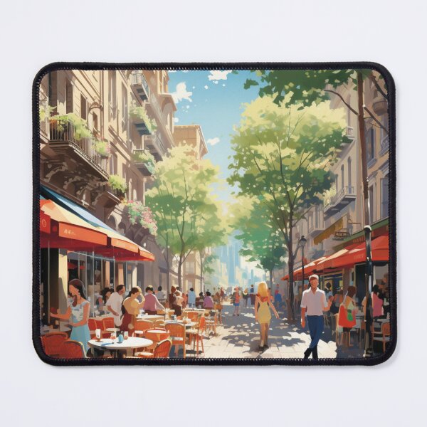 Item preview, A Vintage Travel Illustration of Barcelona - Spain designed and sold by GoodOldVintage.