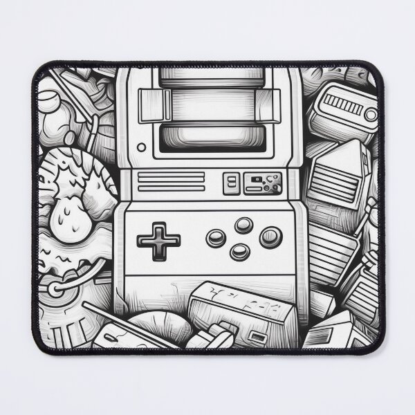 Item preview, Abstract 80's Inspired Coloring Page designed and sold by HarlemHustle.