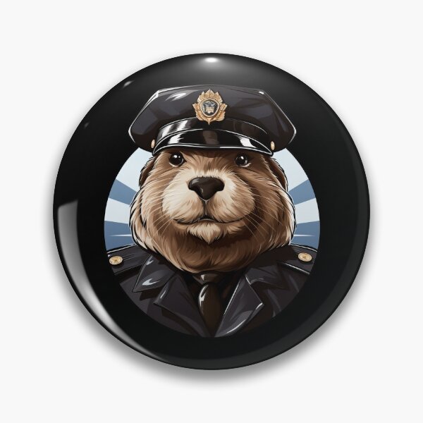 Item preview, Beaver policeman designed and sold by Soulskier.