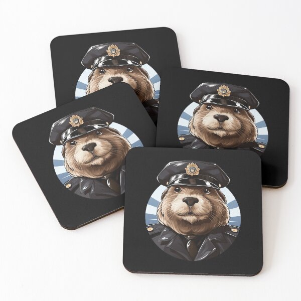 Item preview, Beaver policeman designed and sold by Soulskier.