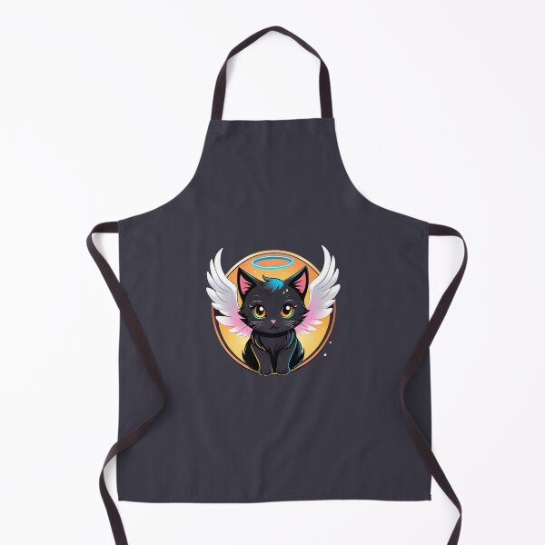 Item preview, Black Kitty Cat Angel Memorial designed and sold by Devo07.