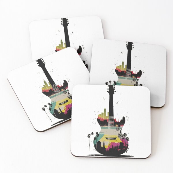 Item preview, City Guitarist Urban, Rock Cityscape Guitar designed and sold by unicornunicorn.