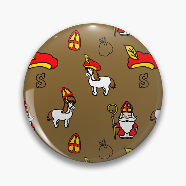Item preview, Sinterklaas Mijter Muts Paardje zwart mashup goud designed and sold by Krissys-Art.