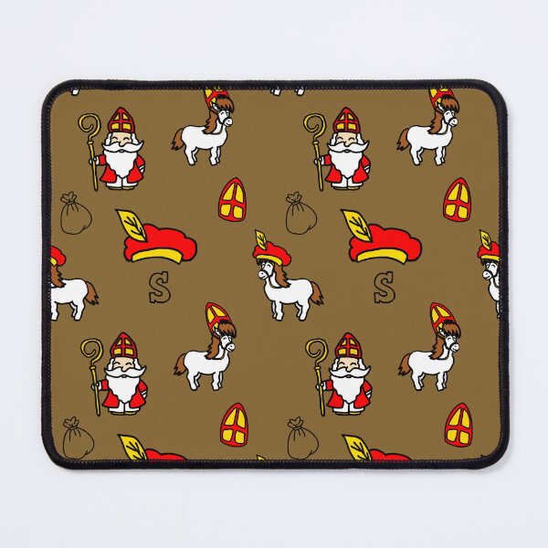 Item preview, Sinterklaas Mijter Muts Paardje zwart mashup goud designed and sold by Krissys-Art.