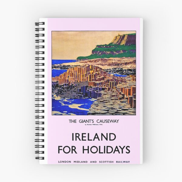 Item preview, Póster de viaje vintage de LMS Railway para la Calzada del Gigante, Irlanda del Norte designed and sold by Random Railways.