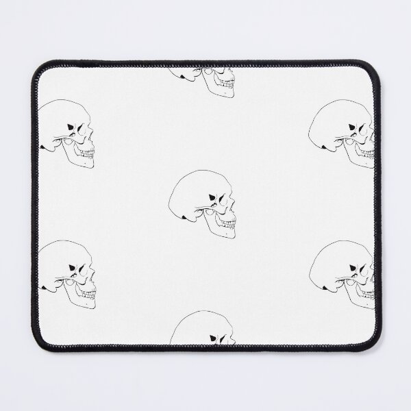 Item preview, Skull Black Ink Linework designed and sold by MaxToonArt.