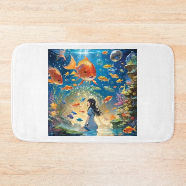 Item preview, Prosperity Beckons: Unique Goldfish Aquarium Design for Luck. designed and sold by CraftsIcon.