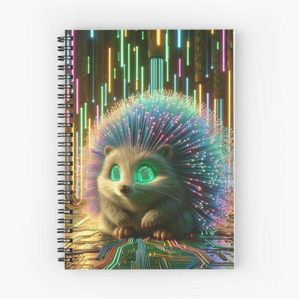 Item preview, Hedgehog Bytes - Fiber Spine designed and sold by MrAI-Store.