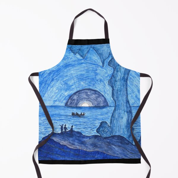 Item preview, Blue Grotto, Capri, Italy 1880 Lawrence W. Ladd designed and sold by RocketshipRetro.