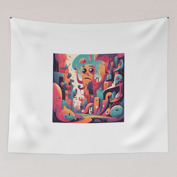 Item preview, Abstract City designed and sold by IconicFriends.