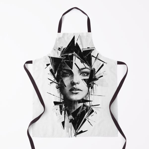 Item preview, woman's face black and white designed and sold by DragonflyLP.