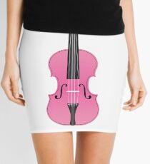 Violin Pink Mini Skirt