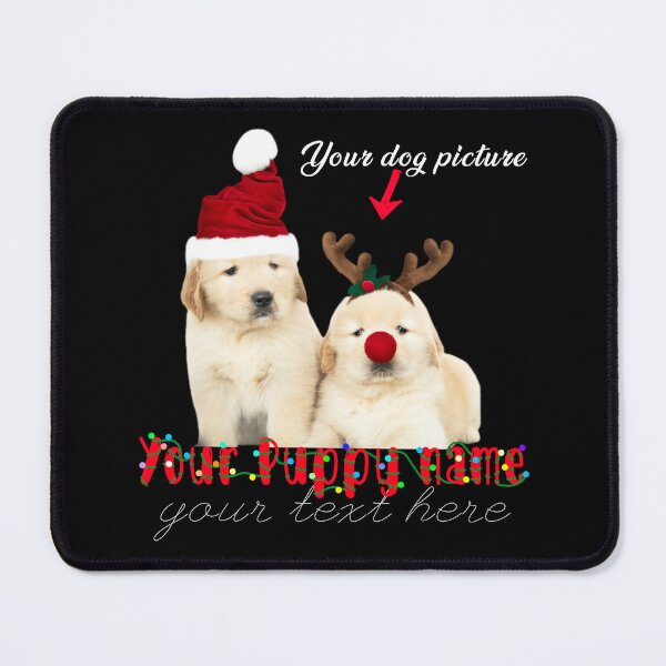 Item preview, christmas puppy, puppy's first christmas, puppy santa hat, christmas puppies for sale, puppy, puppies in truck christmas canvas, cavapoo puppies for christmas designed and sold by happytrendjct.