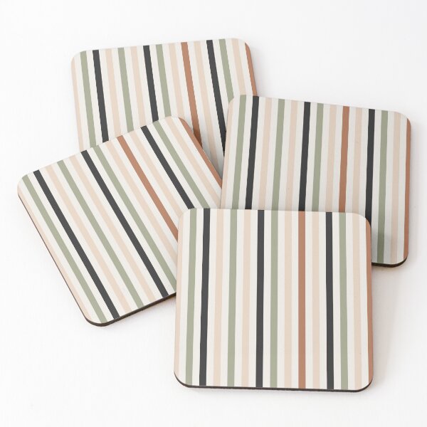 Item preview, Orange and green stripes designed and sold by Studio Valko.